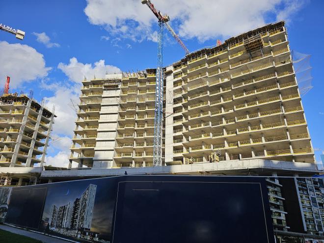 Квартира 1+1 с видом на море в Стамбуле