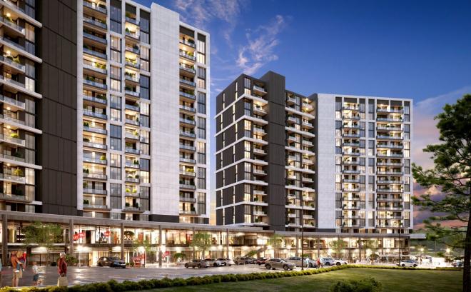 Квартира 2+1 с видом на море в Стамбуле