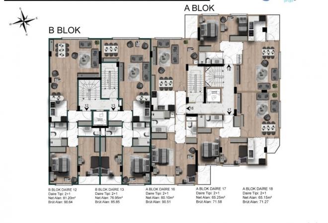 Квартира 2+1 в Стамбуле