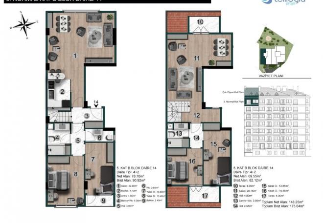 Квартира 2+1 в Стамбуле