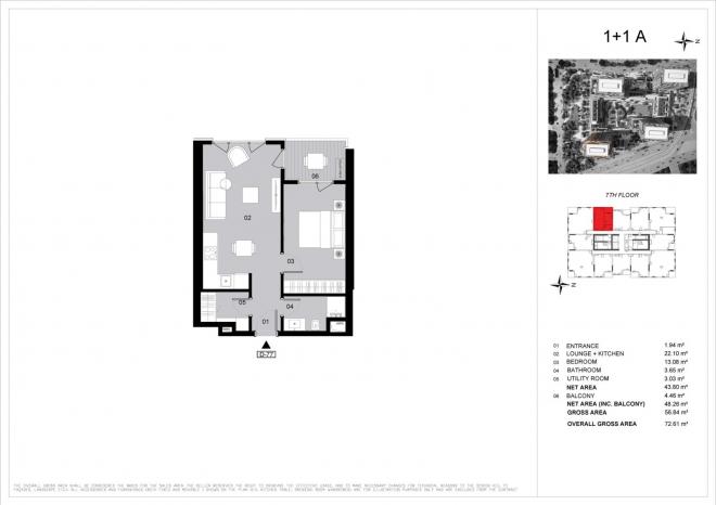 Квартира 1+1 в Стамбуле