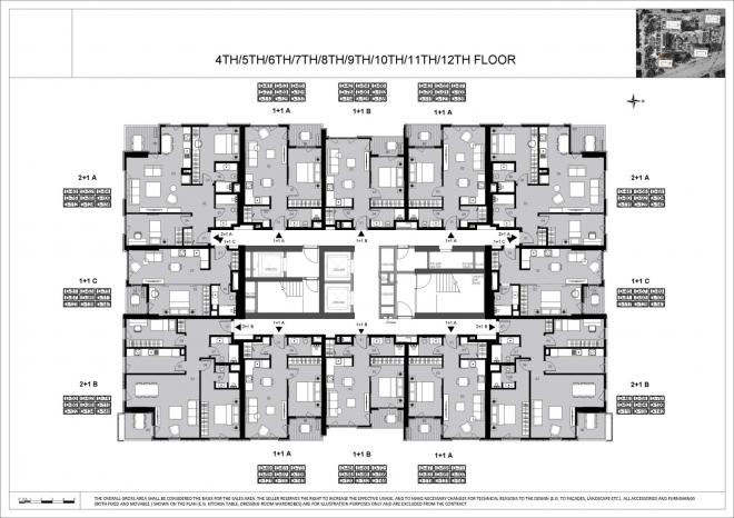 Квартира 1+1 в Стамбуле