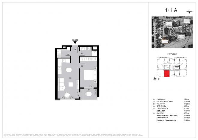 Квартира 1+1 в Стамбуле