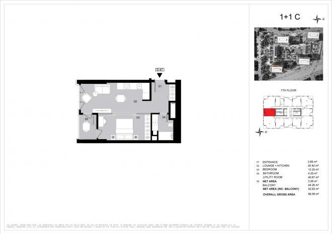 Квартира 1+1 в Стамбуле