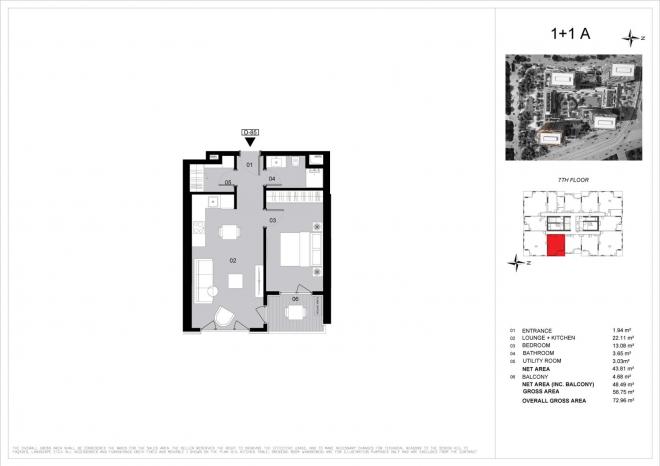 Квартира 1+1 в Стамбуле