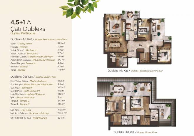 Квартира 2+1 в Стамбуле