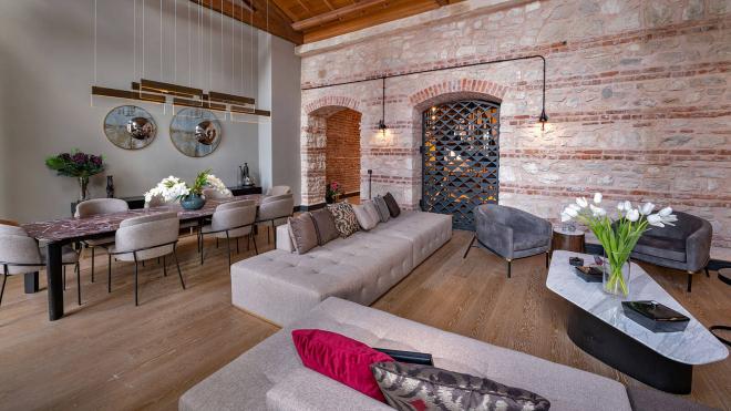 Квартира 2+1 с видом на море в Стамбуле