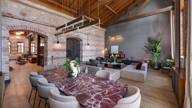 Квартира 4+1 с видом на море в Стамбуле