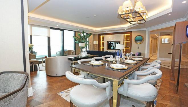 Квартира 4+1 с видом на море в Стамбуле