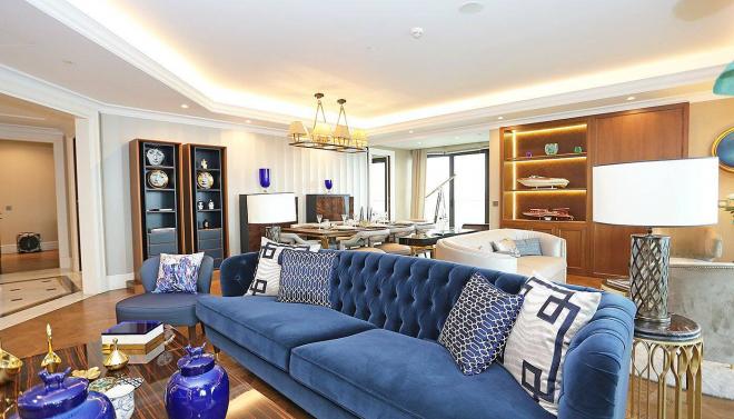 Квартира 5+1 с видом на море в Стамбуле