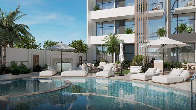 Квартира 0+1 в Дубай