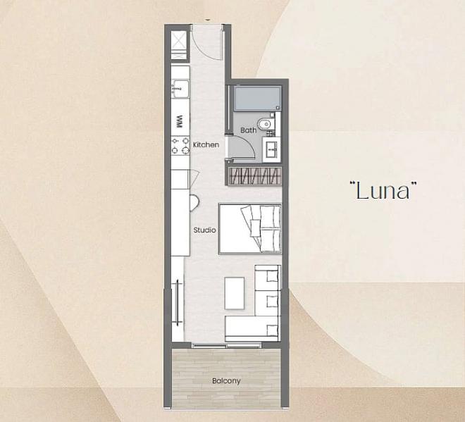 Квартира 2+1 в Дубай