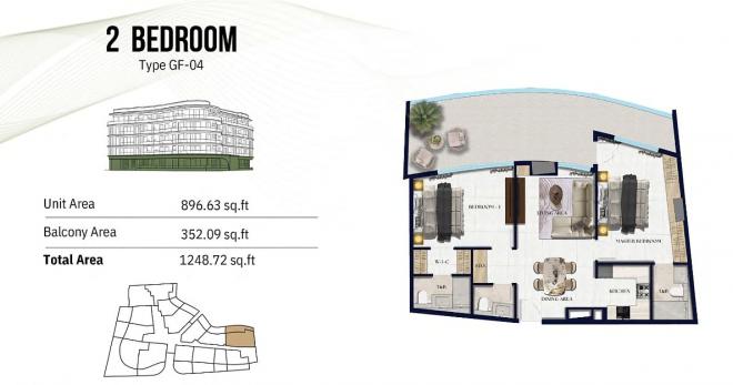 Квартира 2+1 в Дубай