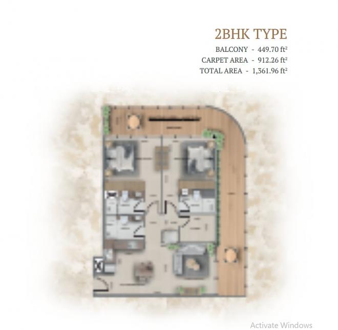 Квартира 1+1 в Дубай