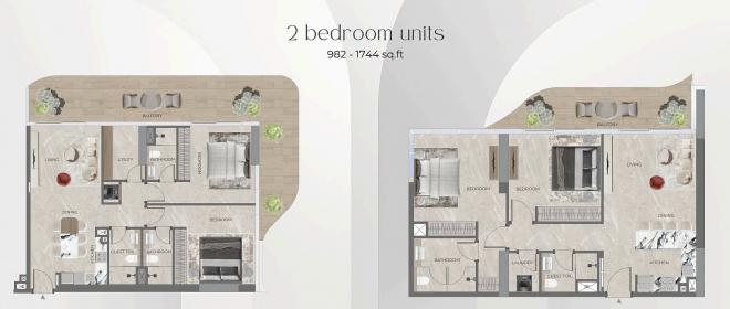 Квартира 2+1 в Дубай