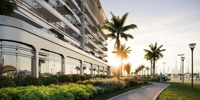 Квартира 1+1 с видом на море в Дубай