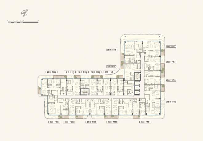 Квартира 1+1 с видом на море в Дубай