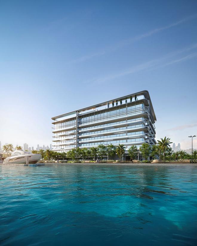 Квартира 2+1 с видом на море в Дубай