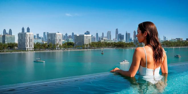 Квартира 2+1 с видом на море в Дубай