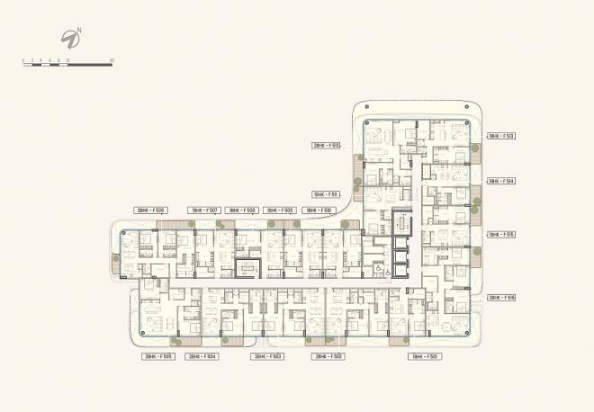 Квартира 3+1 с видом на море в Дубай