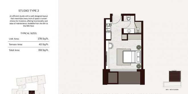 Квартира 2+1 в Дубай