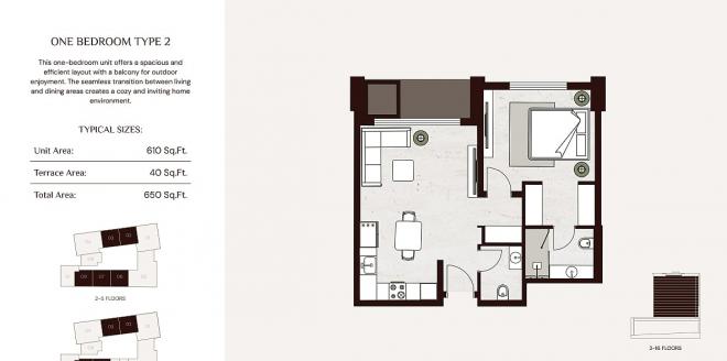 Квартира 2+1 в Дубай