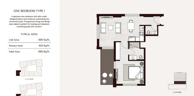 Квартира 3+1 в Дубай