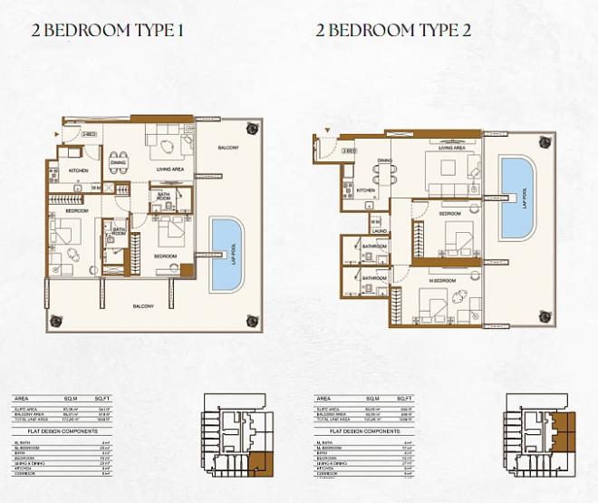 Квартира 2+1 в Дубай