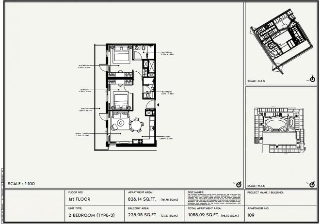 Квартира 1+1 в Дубай