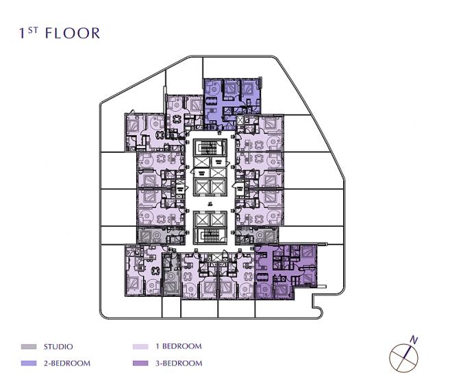 Квартира 0+1 в Дубай