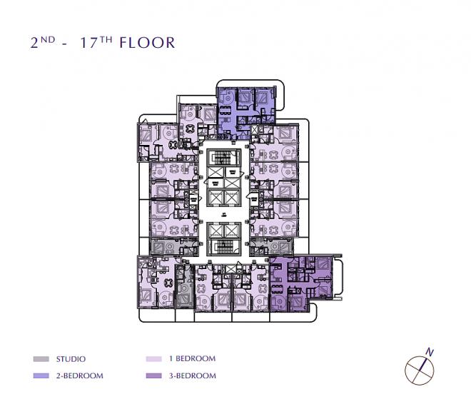 Квартира 0+1 в Дубай