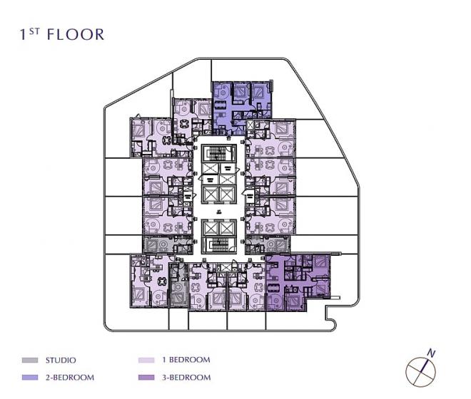 Квартира 2+1 в Дубай