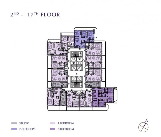 Квартира 2+1 в Дубай