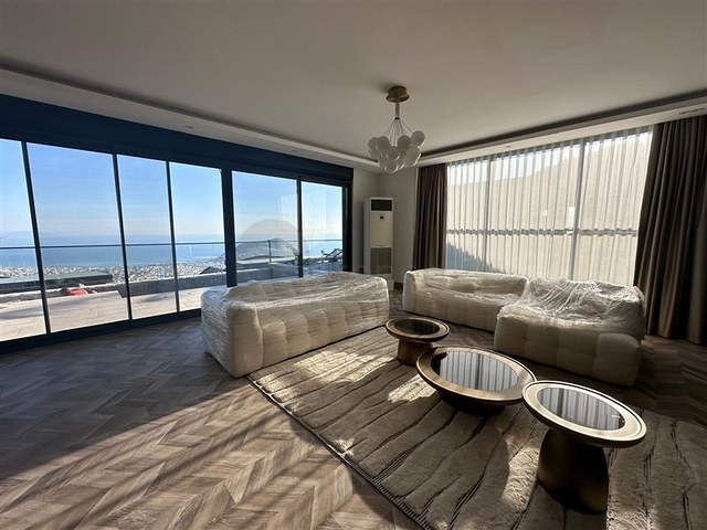 Проект элитных вил 5+1 в центре Алании с шикарным панорамным видом