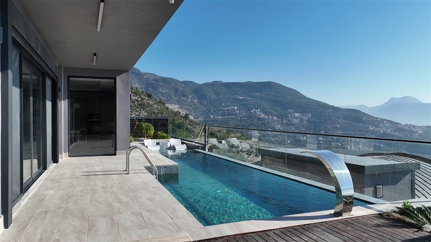 Проект элитных вил 5+1 в центре Алании с шикарным панорамным видом