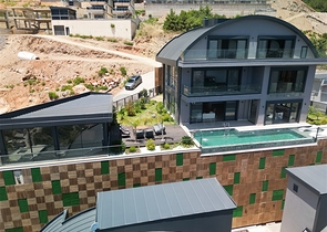 Проект элитных вил 5+1 в центре Алании с шикарным панорамным видом