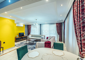 Просторная квартира 1+1 в 400 метрах от моря в районе Оба