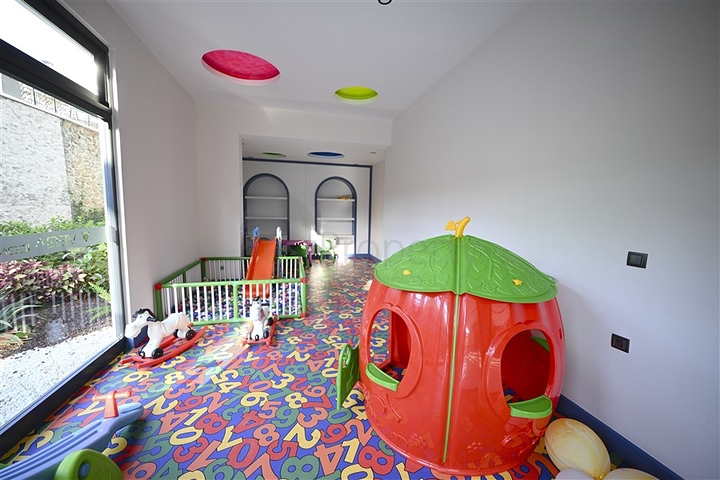 Апартаменты 1+1 в строящемся комплексе в районе Оба