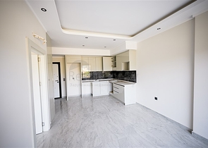 Апартаменты 1+1 в строящемся комплексе в районе Оба