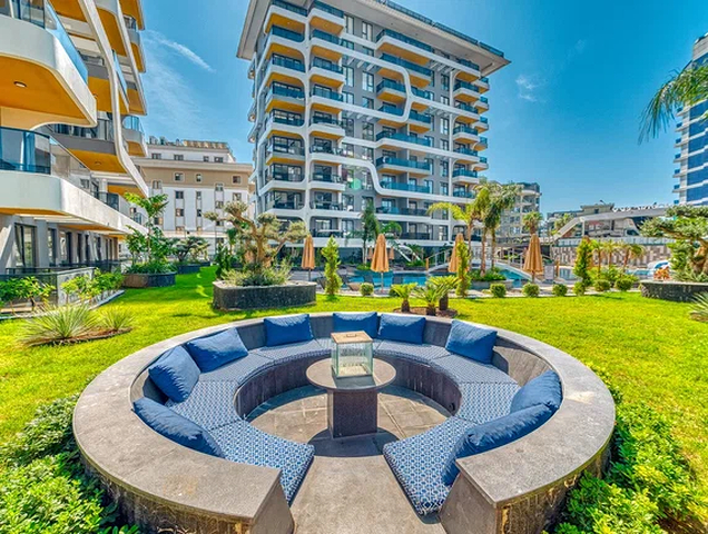 Комплекс класса люкс с крытым паркингом в районе Тосмур