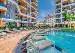 Комплекс класса люкс с крытым паркингом в районе Тосмур