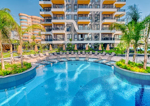 Комплекс класса люкс с крытым паркингом в районе Тосмур