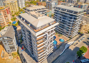 Комплекс класса люкс с крытым паркингом в районе Тосмур