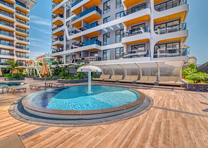 Комплекс класса люкс с крытым паркингом в районе Тосмур