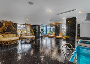 Комплекс класса люкс с крытым паркингом в районе Тосмур