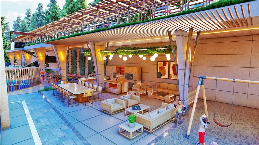 Предлагаем вам проект комплекса с инфраструктурой в центре Алании