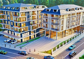 Предлагаем вам проект комплекса с инфраструктурой в центре Алании