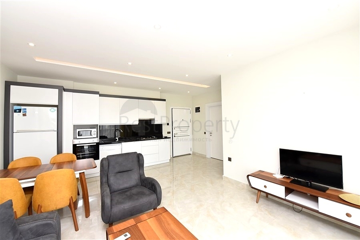 Уютная квартира в развитом жилом комплексе района Махмутлар