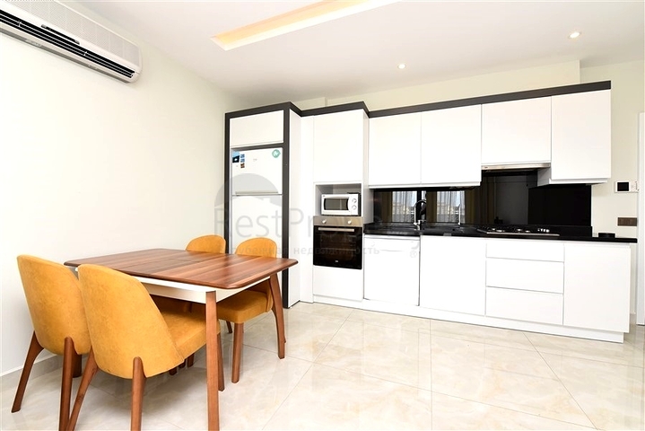 Уютная квартира в развитом жилом комплексе района Махмутлар