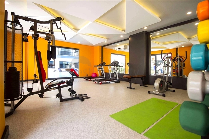 Уютная квартира в развитом жилом комплексе района Махмутлар